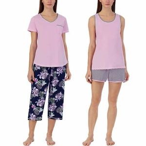 Carole Hochman Cotton 4pc Pajama Set